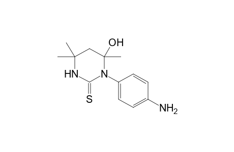 1-(4-Aminophenyl)-6-hydroxy-4,4,6-trimethyl-1,4,5,6-tetrahydropyrimidine-2(3H)-thione