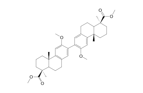 Dimethyl 12,12'-dimethoxy-13,13'-bi(podocarpa-8,11,13-trien-19-oate