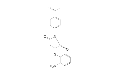 N-(p-acetylphenyl)-2-[(o-aminophenyl)thio]succinimide