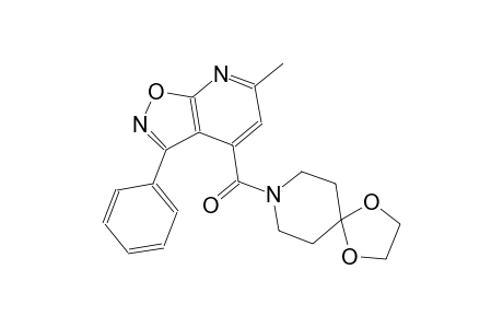 8-[(6-methyl-3-phenylisoxazolo[5,4-b]pyridin-4-yl)carbonyl]-1,4-dioxa-8-azaspiro[4.5]decane