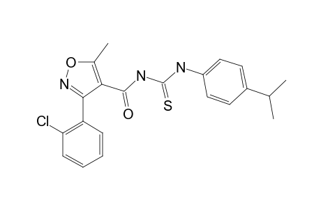 1-{[3-(o-chlorophenyl)-5-methyl-4-isoxazolyl]carbonyl-3-(p-cumenyl)-2-thiourea