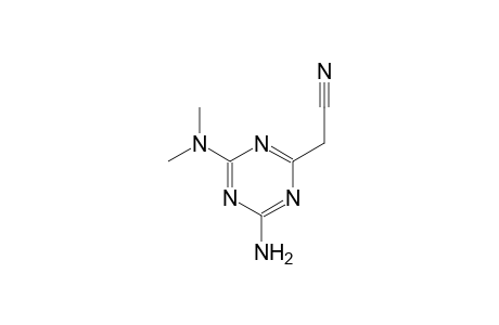 1,3,5-triazine-2-acetonitrile, 4-amino-6-(dimethylamino)-