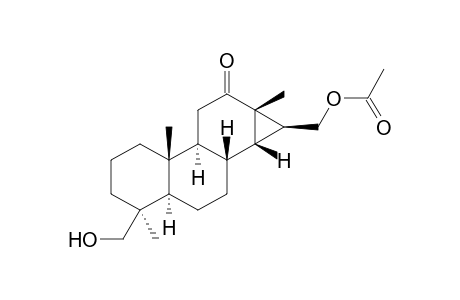 CHAGRESNONE;18-HYDROXY-16-ACETOXY-12-OXOCLEISTANTHANE