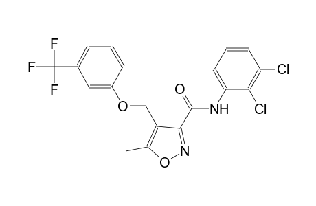 N-(2,3-dichlorophenyl)-5-methyl-4-{[3-(trifluoromethyl)phenoxy]methyl}-3-isoxazolecarboxamide