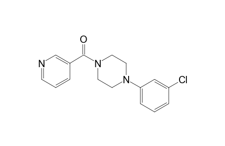 [4-(3-chlorophenyl)-1-piperazinyl]-(3-pyridinyl)methanone