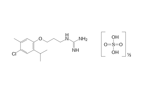 {3-[(6-chlorothymyl)oxy]propyl}guanidine, hemisulfate