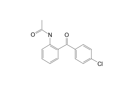 2-Amino-4'-chlorobenzophenone, N-acetyl-