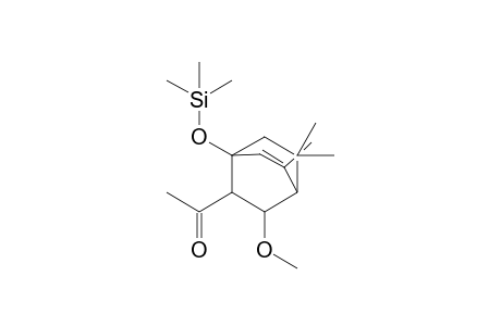 7-endo-Acetyl-8-exo-methoxy-3,5,5-trimethyl-1-(trimethylsiloxy)bicyclo[2.2.2]oct-2-ene