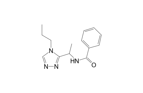 1,2,4-(4H)-Triazole, 3-(1-benzoylamino)ethyl-4-propyl-