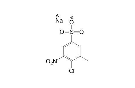 4-chloro-5-nitro-m-toluenesulfonic acid, sodium salt