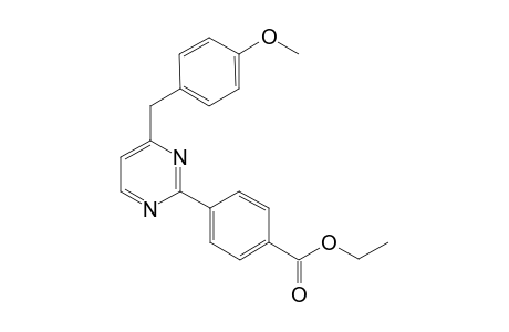 Ethyl 4-[4-(4-methoxybenzyl)pyrimidin-2-yl]benzoate