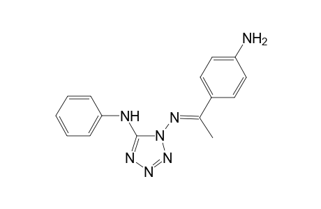 1-[(E)-1-(4-aminophenyl)ethylideneamino]-N-phenyl-1,2,3,4-tetrazol-5-amine