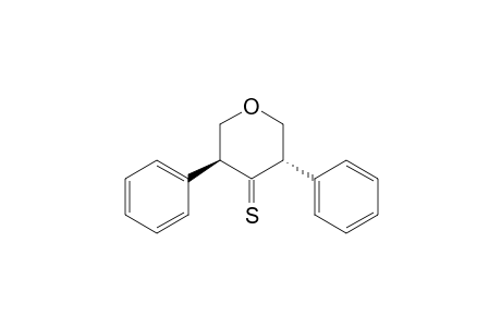 trans-3,5-diphenyl-tetrahydro-4-thiopyrone