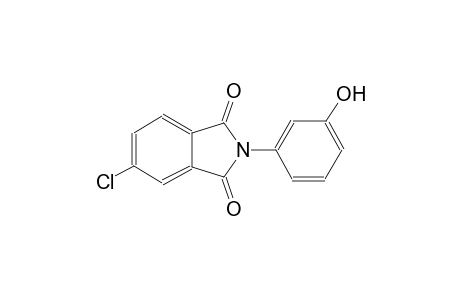 1H-isoindole-1,3(2H)-dione, 5-chloro-2-(3-hydroxyphenyl)-