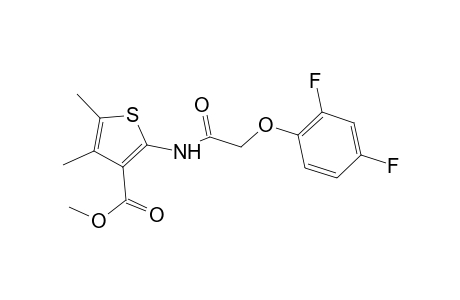 Methyl 2-{[(2,4-difluorophenoxy)acetyl]amino}-4,5-dimethyl-3-thiophenecarboxylate