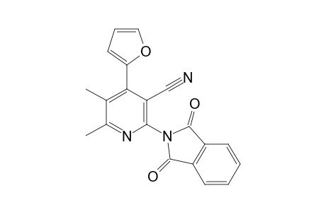 4-(furan-2-yl)-5,6-dimethyl-2-(1,3-dioxoisoindolin-2-yl)pyridine-3-carbonitrile