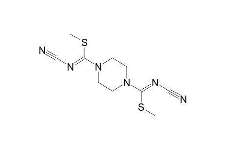 N,N'-DICYANODITHIO-1,4-PIPERAZINEDICARBIMIDIC ACID, DIMETHYL ESTER