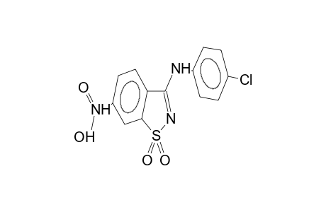 3-(4-chlorophenylamino)-6-nitrobenzoisothiazole-1,1-dioxide