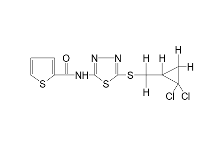 N-{5-{[(2,2-dichlorocyclopropyl)methyl]thio}-1,3,4-thiadiazol-2-yl}-2-thiophenecarboxamide