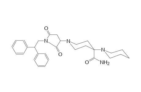 3-{4'-acetyl-[1,4'-bipiperidin]-1'-yl}-1-(2,2-diphenylethyl)pyrrolidine-2,5-dione