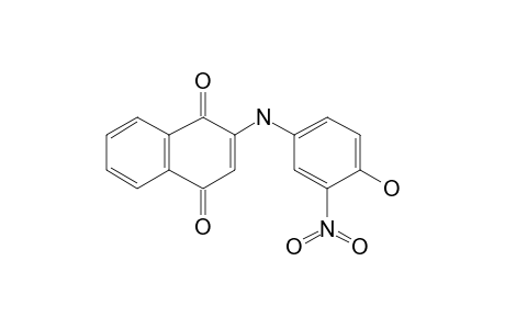 2-[(4-Hydroxy-3-nitrophenyl)amino]naphthalene-1,4-dione