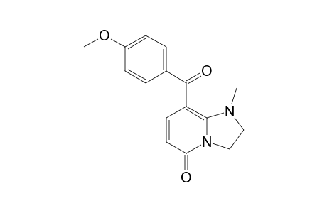 8-(PARA-METHOXYBENZOYL)-1-METHYL-2,3-DIHYDRO-1H-IMIDAZO-[1,2-A]-PYRIDIN-5(8H)-ONE