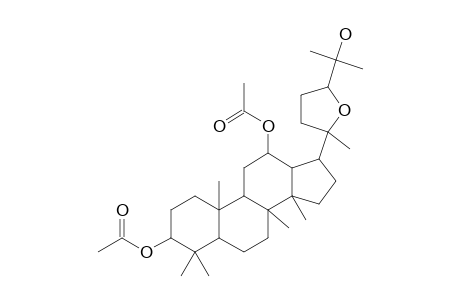 acetic acid [3-acetoxy-17-[5-(1-hydroxy-1-methyl-ethyl)-2-methyl-tetrahydrofuran-2-yl]-4,4,8,10,14-pentamethyl-2,3,5,6,7,9,11,12,13,15,16,17-dodecahydro-1H-cyclopenta[a]phenanthren-12-yl] ester
