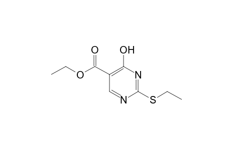 2-(ethylthio)-4-hydroxy-5-pyrimidinecarboxylic acid, ethyl ester