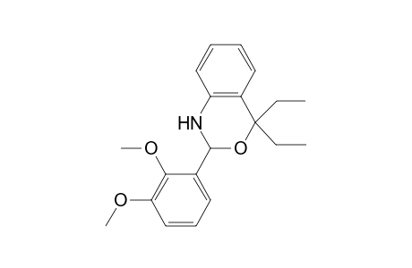 2-(2,3-Dimethoxyphenyl)-4,4-diethyl-1,4-dihydro-2H-3,1-benzoxazine