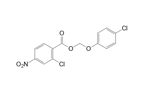 2-chloro-4-nitrobenzoic acid, (p-chlorophenoxy)methyl ester