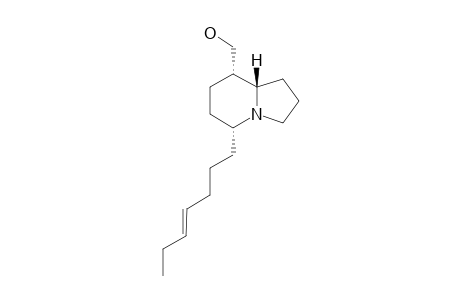 (5R*,8S*,8as*)-8-Hydroxymethyl-5-([(Z)-hept-4-enyl)octahydroindolizine