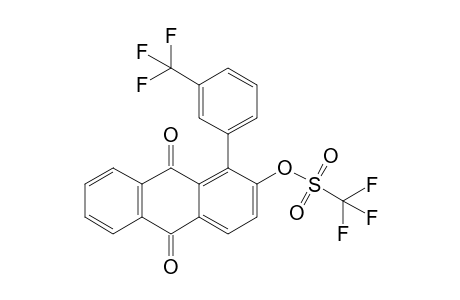 1-(3-Trifluoromethylphenyl)-2-[(trifluoromethyl)sulfonyloxy]anthraquinone