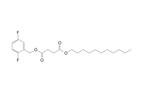 Succinic acid, 2,5-difluorobenzyl undecyl ester