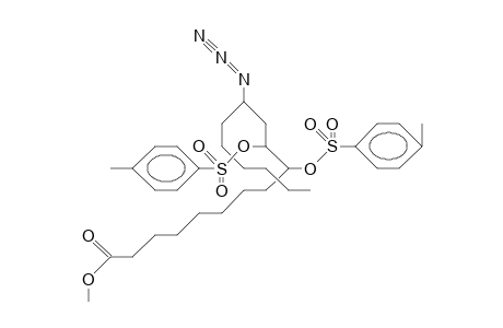 Methyl-12-azido-cis-9,10-ditosyl-octadecanoate