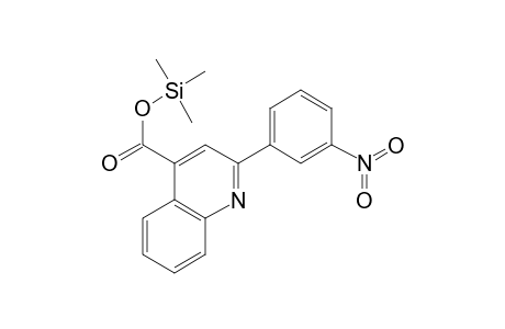 2-(3-Nitrophenyl)-4-quinolinecarboxylic acid, tms derivative