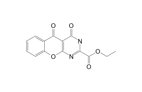 4H-[1]Benzopyrano[2,3-d]pyrimidine-2-carboxylic acid, 3,5-dihydro-4,5-dioxo-, ethyl ester