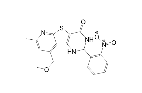 9-(methoxymethyl)-7-methyl-2-(2-nitrophenyl)-2,3-dihydropyrido[3',2':4,5]thieno[3,2-d]pyrimidin-4(1H)-one