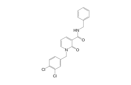 N-BENZYL-1-(3,4-DICHLOROBENZYL)-1,2-DIHYDRO-2-OXONICOTINAMIDE