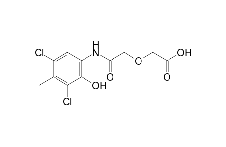 {[(3,5-dichloro-2-hydroxy-p-tolyl)carbamoyl]methoxy}acetic acid