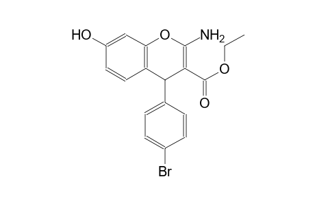 ethyl 2-amino-4-(4-bromophenyl)-7-hydroxy-4H-chromene-3-carboxylate