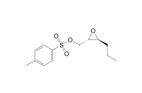 (+)-2-[(p-toluenesulfonyloxymethyl]-(2S*,3S*)-3-propyloxirane