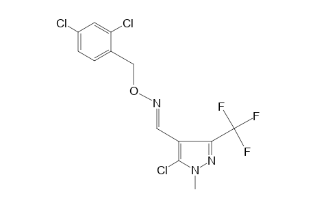 5-CHLORO-1-METHYL-3-(TRIFLUOROMETHYL)PYRAZOLE-4-CARBOXALDEHYDE, O-(2,4-DICHLOROBENZYL)OXIME