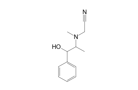 2-[(1-hydroxy-1-phenylpropan-2-yl)-methylamino]acetonitrile