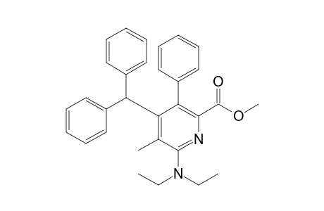 2-(N,N-Diethylamino)-6-methoxycarbonyl-3-methyl-5-phenyl-4-diphenylmethylpyridine