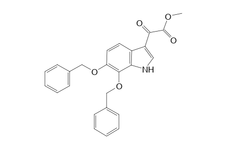 Methyl 6,7-Bis(benzyloxy)indole-3-glyoxylate