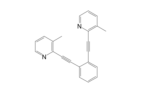 Benzene-1,2-bis[2-(3-methyl-2-pyridyl)ethynyl]