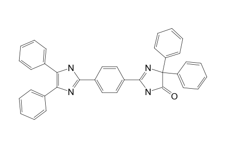 2-[4-(5-oxo-4,4-diphenyl-4,5-dihydro-1H-imidazol-2-yl)phenyl]-4,5-diphenyl-1H-imidazole