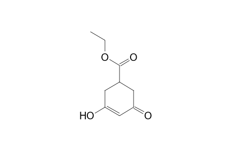 3,5-Dioxo-cyclohexanecarboxylic acid, ethyl ester  enol-form