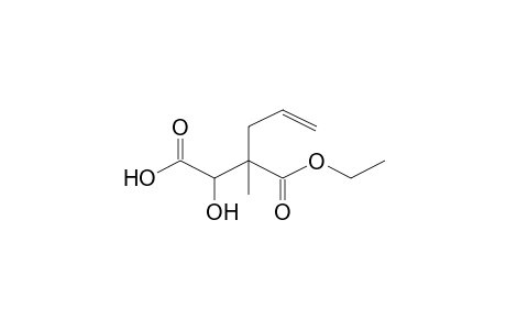 3-(Ethoxycarbonyl)-2-hydroxy-3-methyl-5-hexenoic acid