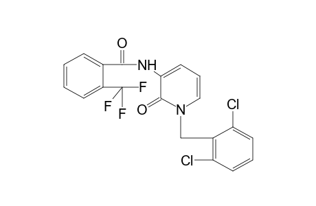 N-[1-(2,6-Dichlorobenzyl)-1,2-dihydro-2-oxo-3-pyridyl]-alpha,alpha,alpha-trifluoro-o-toluamide